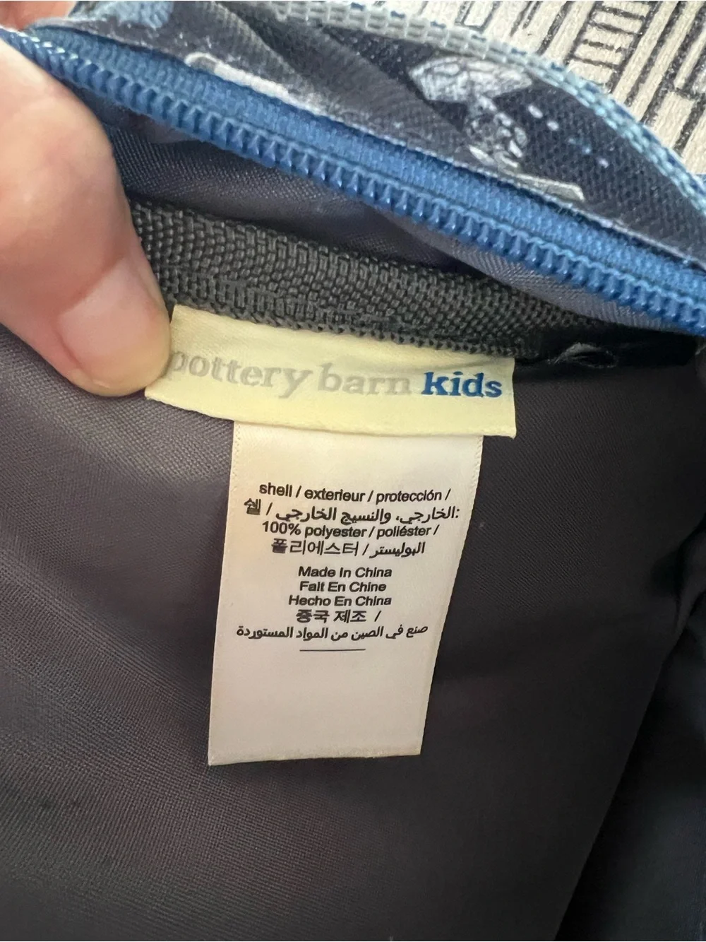 Pottery barn kids Star Wars backpack